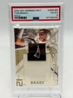 2002 SPx Tom Brady Winning Materials GOLD Jersey Card #d /250 GRADED PSA 4 VG-EX
