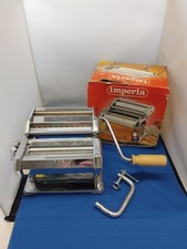 Imperia Pasta Machine Maker Roller. Boxed. Made In Italy. Tipo Lusso SP150
