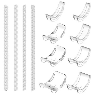 12 Stück Ringgrößenversteller Ringverkleinerer Unsichtbar Ring Size Adjuster Set