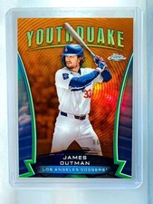 James Outman /25 2024 Topps Chrome Orange Refractor 50 Sp 10 
