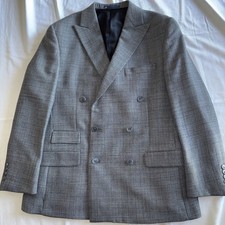 Hart Shaffner Marx Double Breasted Blazer Sz 42 New York Fit