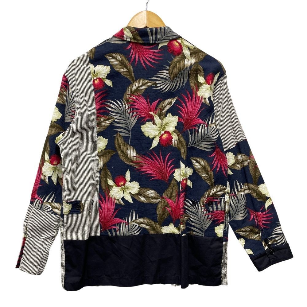 Engineered Garments Patchwork Botanical Stripe Ja… - image 2