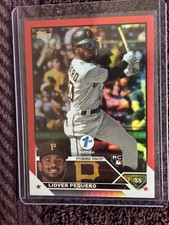 2023 Topps Series 1 - Liover Peguero #238 Mother's Day Hot Pink /50 (RC)