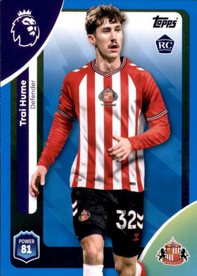 345 - Trai Hume - RC - Parallel - BLAU - Premier League 2025/2026