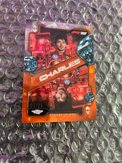 2025 Topps Chrome Sapphire F1 Charles Leclerc Ace Of Trades 21/25 Ferrari SCA 2
