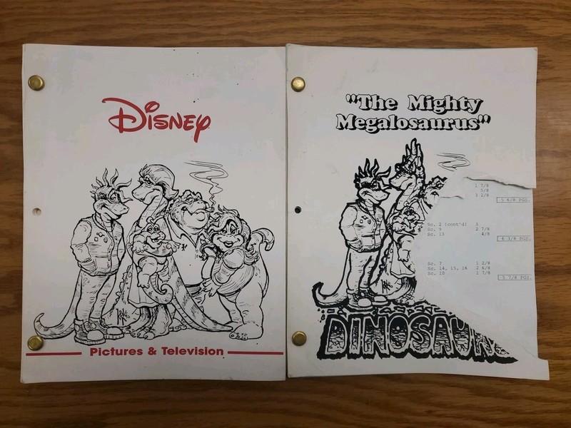(2) Original Jim Henson Dinosaurs TV Show Scripts 1992