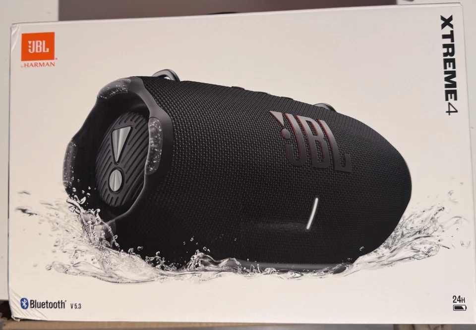 JBL Xtreme 4 Bluetooth Tragbarer Lautsprecher Schwarz Wasserfest | Neu OVP - Bild 1 von 1