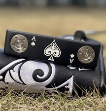 Ace of Spades Black Blade Putter 34  RH w/ He...