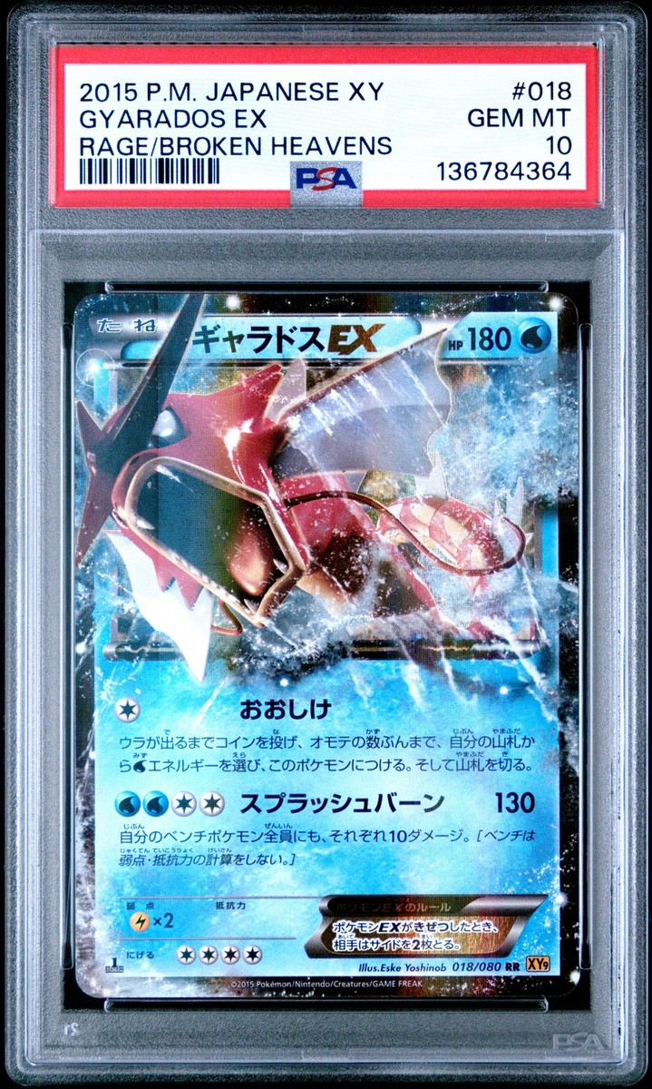 Gyarados EX 018/080 Xy9: Rage of the Broken Heavens Holo (Japanese