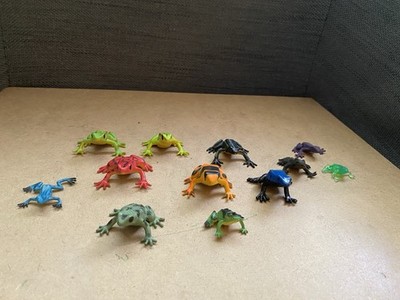 Toob Poison Dart Frogs Mini Figures Safari Ltd 9 PCs + 3 Other Frogs