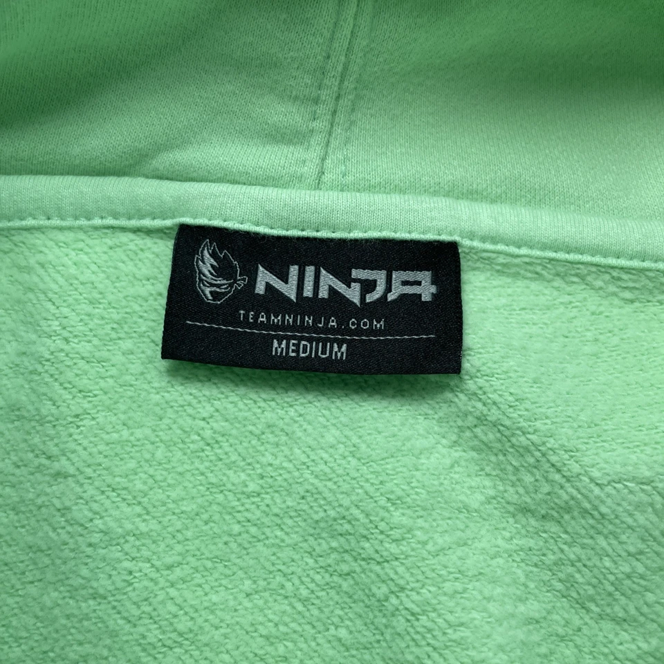 Sudadera con Capucha Team Ninja Verde Como Nueva Auriculares Gamer Sudadera con Capucha Soldout Para Hombres Mediana Foto 2 de 4