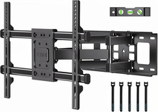 Full Motion TV Wall Mount for 37-85 Inch Tvs, Heavy Duty Swivel Tilt Hold up t