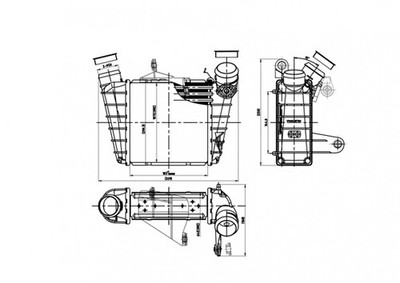 HART 612 724 Ladeluftkühler für SEAT,SKODA,VW
