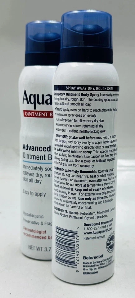Spray corporal Aquaphor Advanced Therapy paquete de 2 Foto 2 de 3