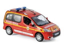 Norev Peugeot Partner Sapeurs Pompiers Secors Medical Ambulance 2010 1:43 479818