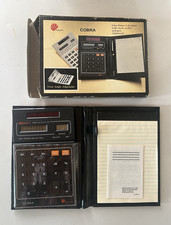 Cobra Solar Powered Basic Handheld Calculator LCD Display w/ Clock