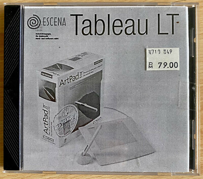 Tableau LT von ESCENA, AMIGA 500/600 - A4000 Programm auf Disk, sehr rare