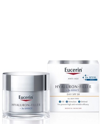 Eucerin Hyaluron-Filler day cream for all skin types with SPF 30, 50 ml