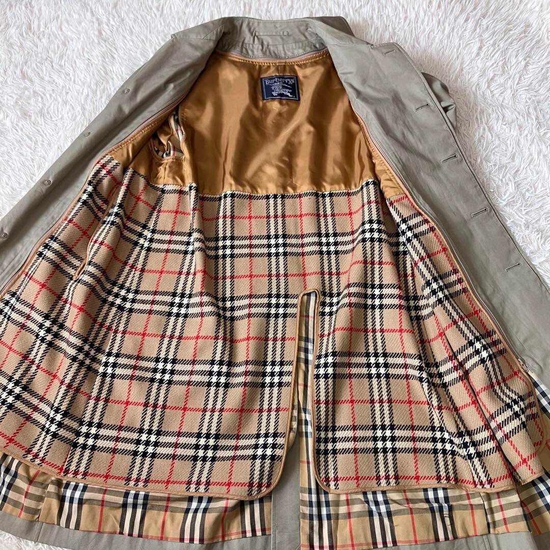 Burberry 】Burberry Balmacaan Coat with Liner, Nova Check