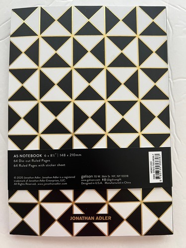 Jonathan Adler Jonathan Adler Atlas A5 Die-cut Notebook - Picture 2 of 7