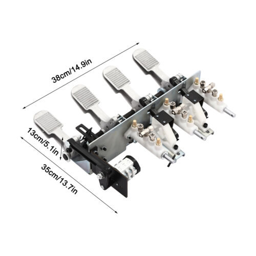 Máquina cambiadora de neumáticos 4 pedales marco de aluminio válvula de control de aire válvula de control de pie - Imagen 3 de 20