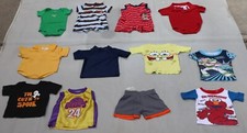 Boys summer clothing a lot 15 size 12M Sezame Street, Teddy Boom, Gymboree etc.