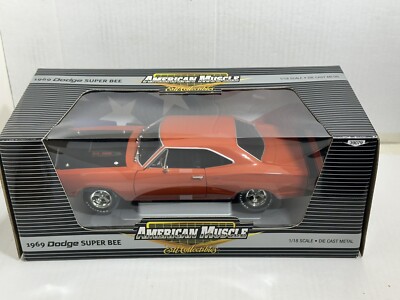 ERTL AMERICAN MUSCLE 1969 DODGE SUPER BEE ORANGE 1:18 DIECAST