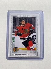 2023-24 Upper Deck Hockey Series 2 GLOSSY CONNOR BEDARD Rookie OPC R-47 Silver