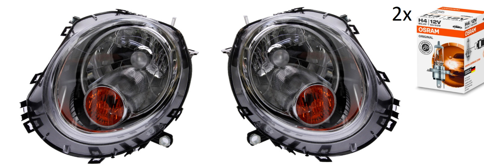Phares avant electriques pour Mini R56 R58 avec reglage de hauteur automatique
