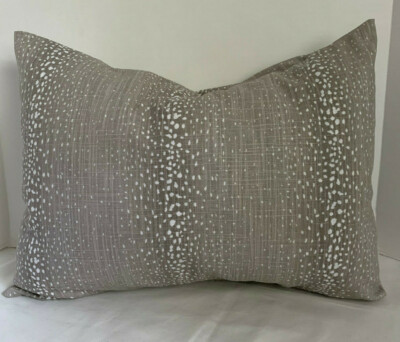 Pillow Cover Antelope Fawn Animal Print Custom Made CHOOSE Size