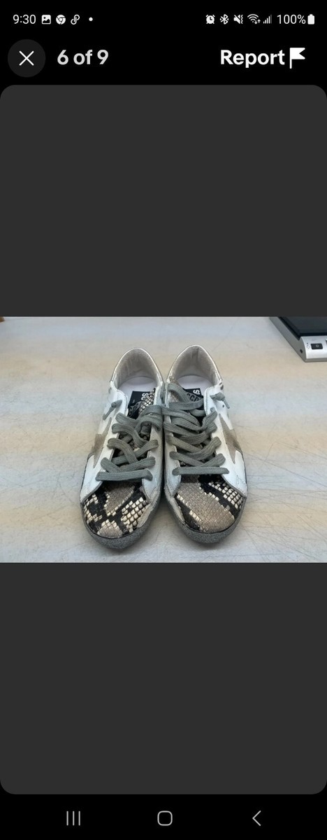 Size Golden Goose Superstar White Snake skin toe-37