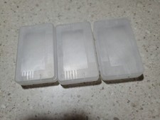 3 -Lot Clear Cartridge Cases Nintendo Game Boy Advance GBA Games Dust Covers
