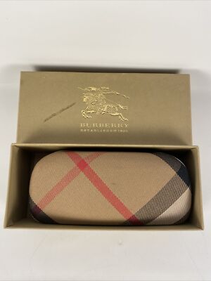 •Burberry Sunglasses Hard Case Cover And Box Burberry Eyeglass Hard Cases for sale | eBay main image 4
