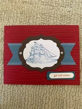 The open sea get well card kit of 10 made w/ Stampin' Up