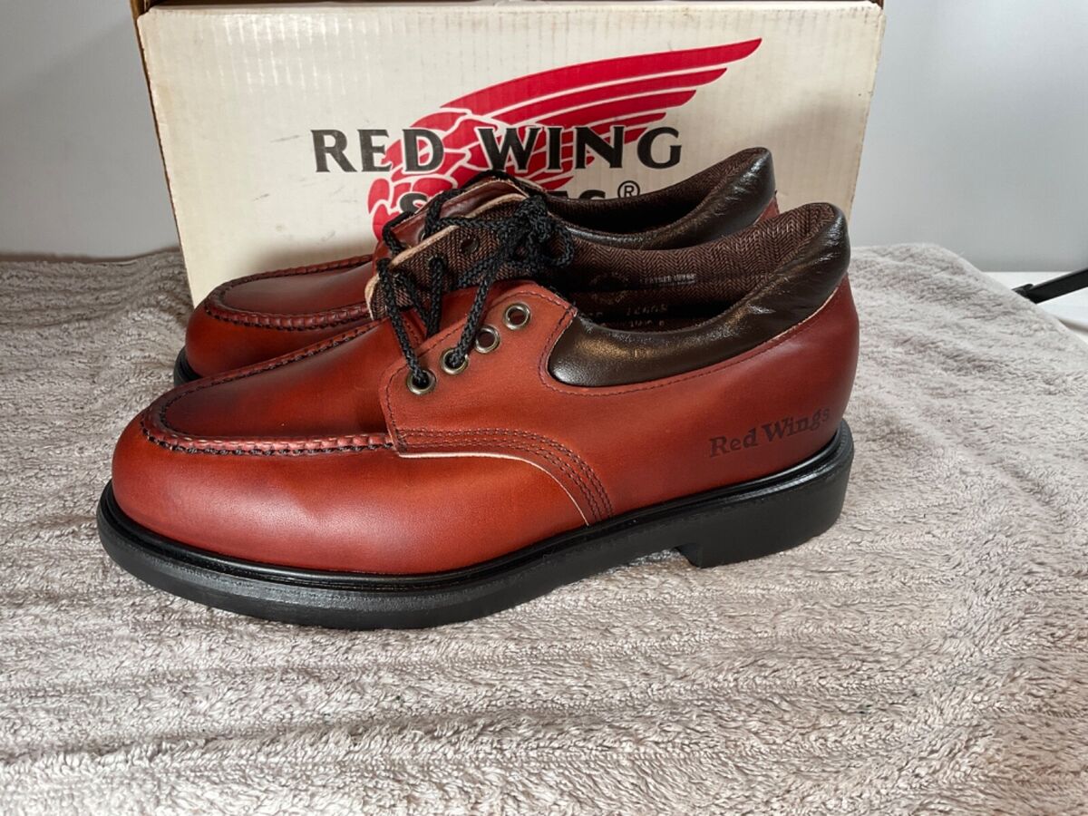 NOS RED WING 105 Moc-Toe Oxford Shoes Super Sole MULTIPLE NOS RED WING 105 Moc-Toe Oxford Shoes Super Sole MULTIPLE