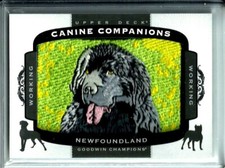 2017 Upper Deck Goodwin Champions Canine Companions CC-54 NewFoundland Working