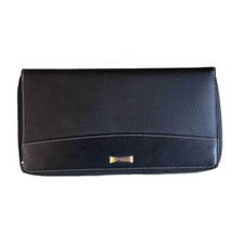 S.T. Dupont Black Leather Organizer Cardholder