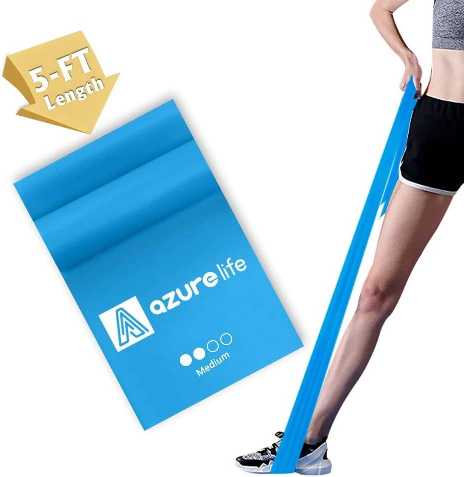 A AZURELIFE Single Resistance Bands Professional Non Latex