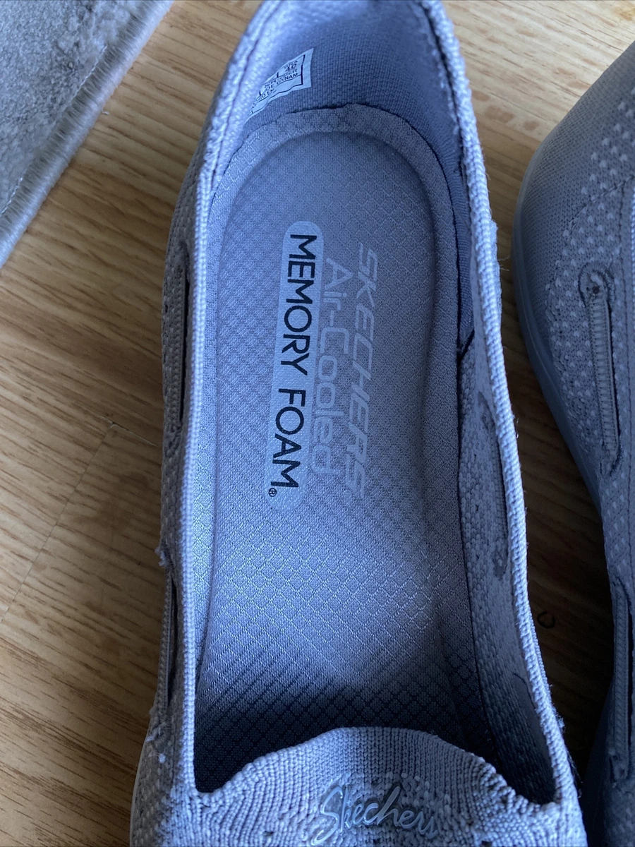 Skechers Active Avenue Gray Shoes 10 M Air Cooled Memory Foam