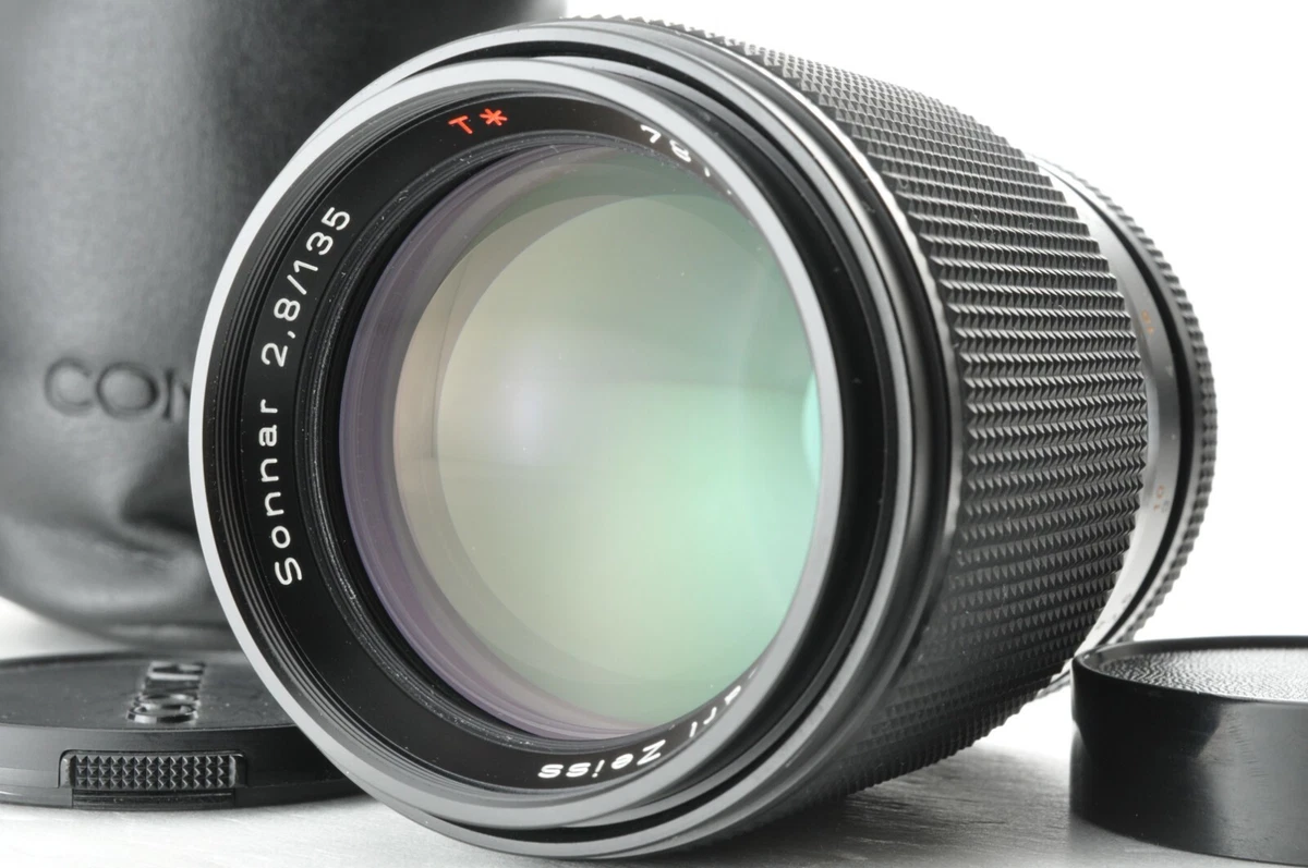 [NEAR MINT!] Contax Carl Zeiss Sonnar T* 135mm F2.8 MMJ Japan w/ Pouch  #7817993
