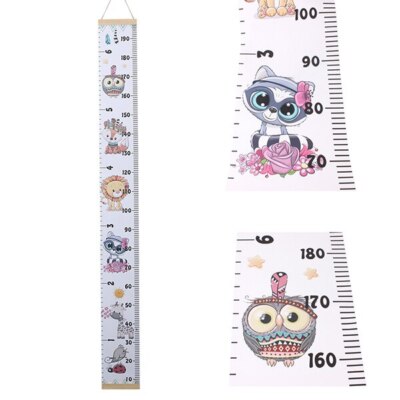 Kinder Baby Wachstum Höhe Tabelle Lineal Wandbehang Messen Schlafzimmer Dekor
