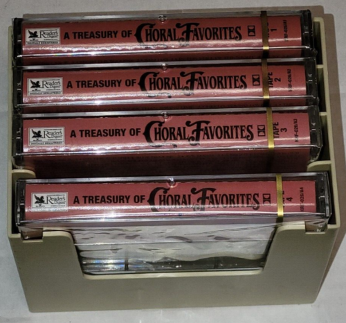 VINTAGE A Treasury of Choral Favorites~Readers Digest, 4 Cassette Set SEALED - Picture 1 of 10