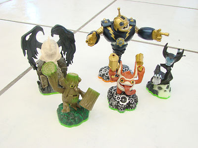 Skylanders Spyro's Adventure lot of 5, Darklight Crypt Legendary Bouncer Hex+