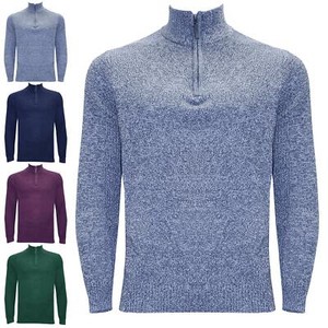 high neck zip jumper