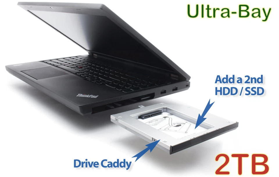 3D-Design Lenovo Thinkpad T540p i7-Quad (1TB SSD + 2TB HDD) 16GB 15.6 FHD + DOCK - Image 2 of 4