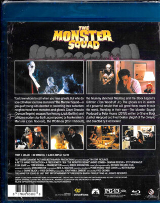 THE MONSTER SQUAD - 1987 Comedy Dracula Frankenstein, Mummy