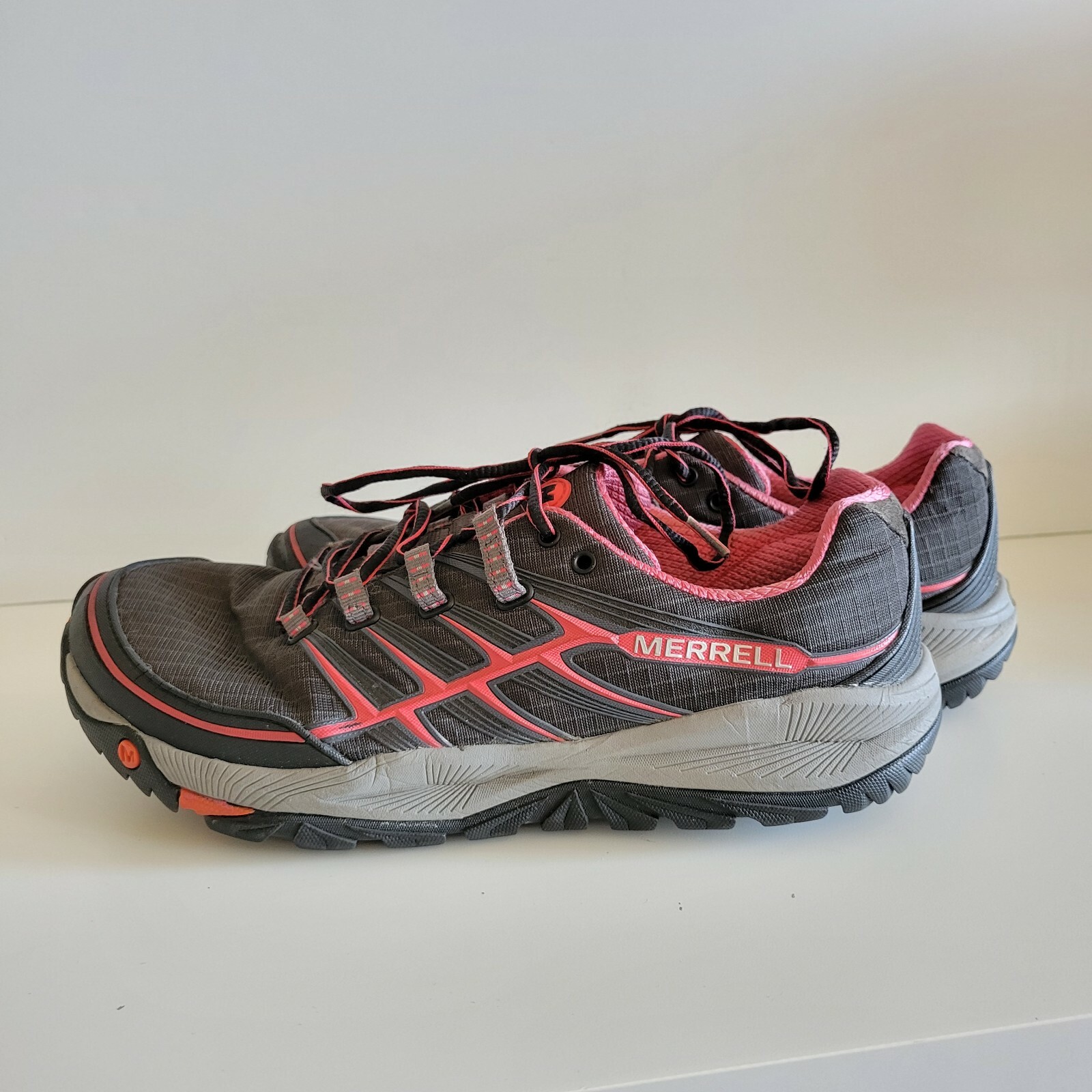 MERRELL Scarpe da Trail Running Donna All Out Rush Nero Rosa Paradiso Taglia 9 5
