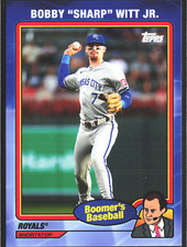 Bobby Witt Jr Nickname Parallel 2024 Topps Chris Berman Boomer's Baseball Card