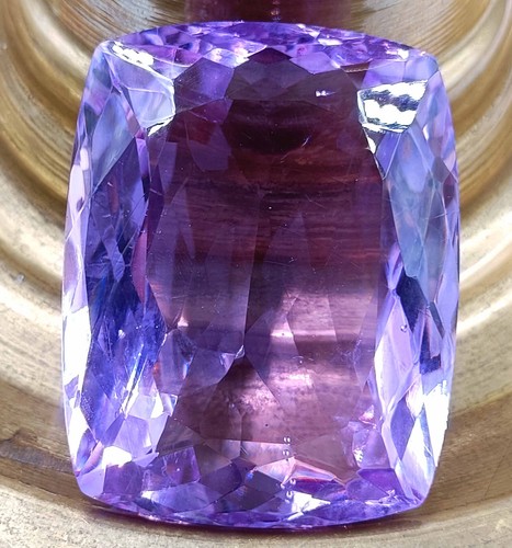 Transparent 330 Carat Ethiopian Emerald Cut Purple Opal Certified Loose Gemstone - Picture 8 of 13