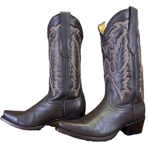 Los Altos BLACK Genuine Stingray Rowstone Versage Square Toe  display picture 1